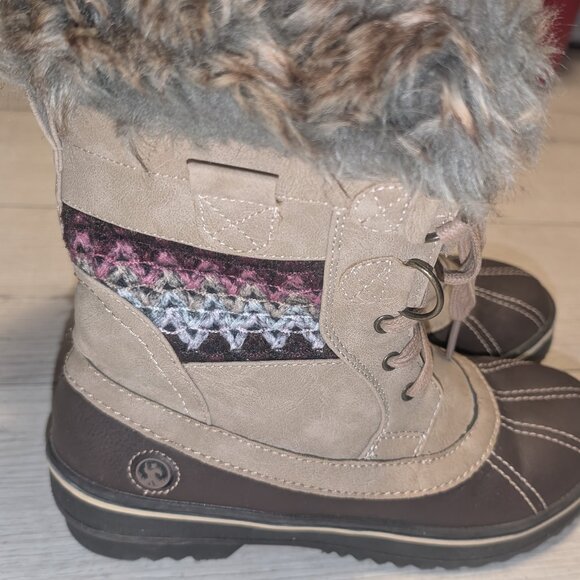 Northside Women's Bishop Winter Fur Snow Boots Womens size 6 - Picture 5 of 5